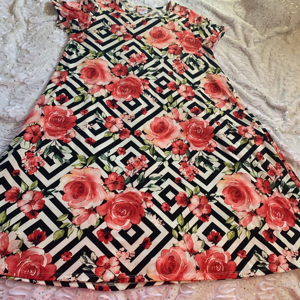 Lula roe Jessie dress large Euc